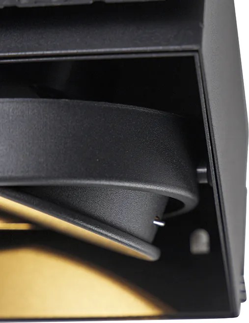 Sada 6 zapustených bodových svetiel čierna GU10 AR111 bezrámikové - Oneon