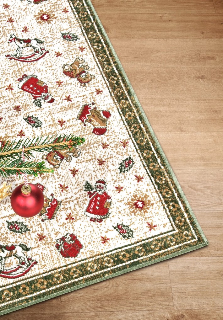 Villeroy & Boch, Kusový koberec Villeroy & Boch Toy's delight so strihaným vlasom 106218 Green, Multicolor, 50x80, zelená, obývacia izba