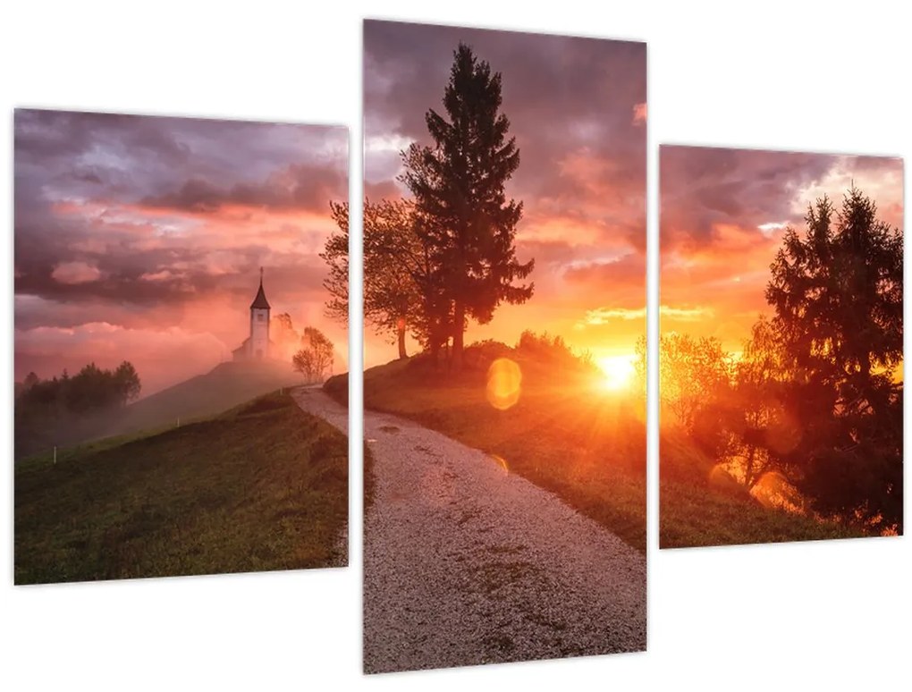 Obraz - Jamnik, Slovinsko (90x60 cm)