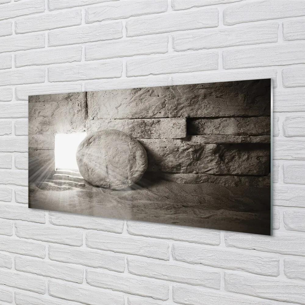Sklenený obraz cave light 120x60 cm