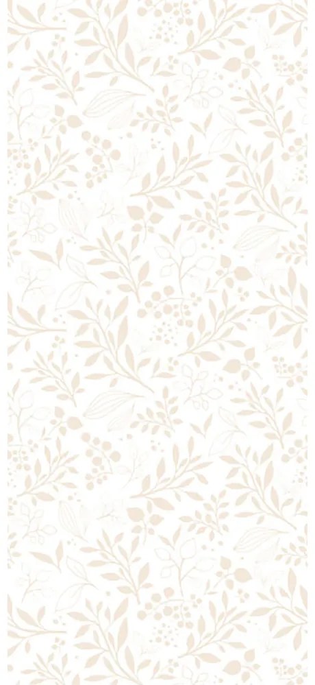 DEKORNIK Simple Subtle Flowers Beige - Tapeta