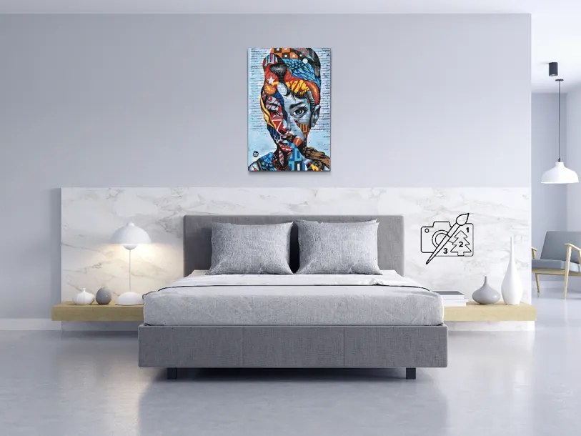 Gario Maľovanie podľa čísel Audrey Hepburn Rozmery: 40 x 60 cm, Rámovanie: Iba zrolované plátno