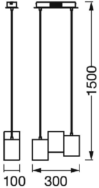 Ledvance - LED Stmievateľný luster na lanku DECOR WOOD 3xLED/7W/230V Wi-Fi