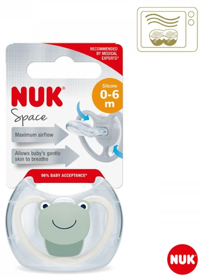 Cumlík Space NUK 0-6m fox