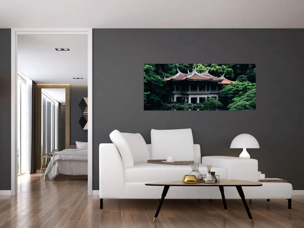 Obraz z japonskej národnej záhrady (120x50 cm)