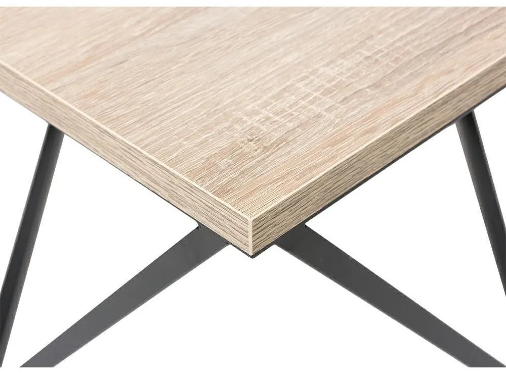 Konferenčný stolík Loftstyle 60 cm čierny