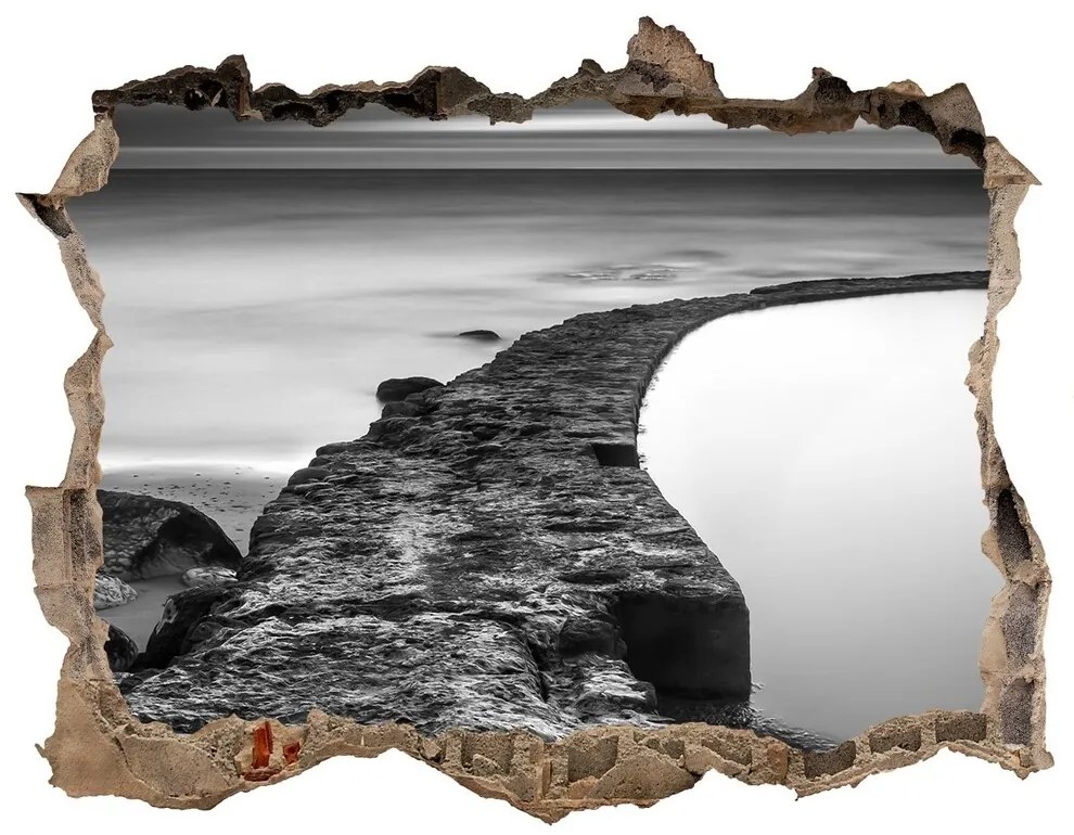 Nálepka fototapeta 3D výhled Kamienková pláž nd-k-86464123