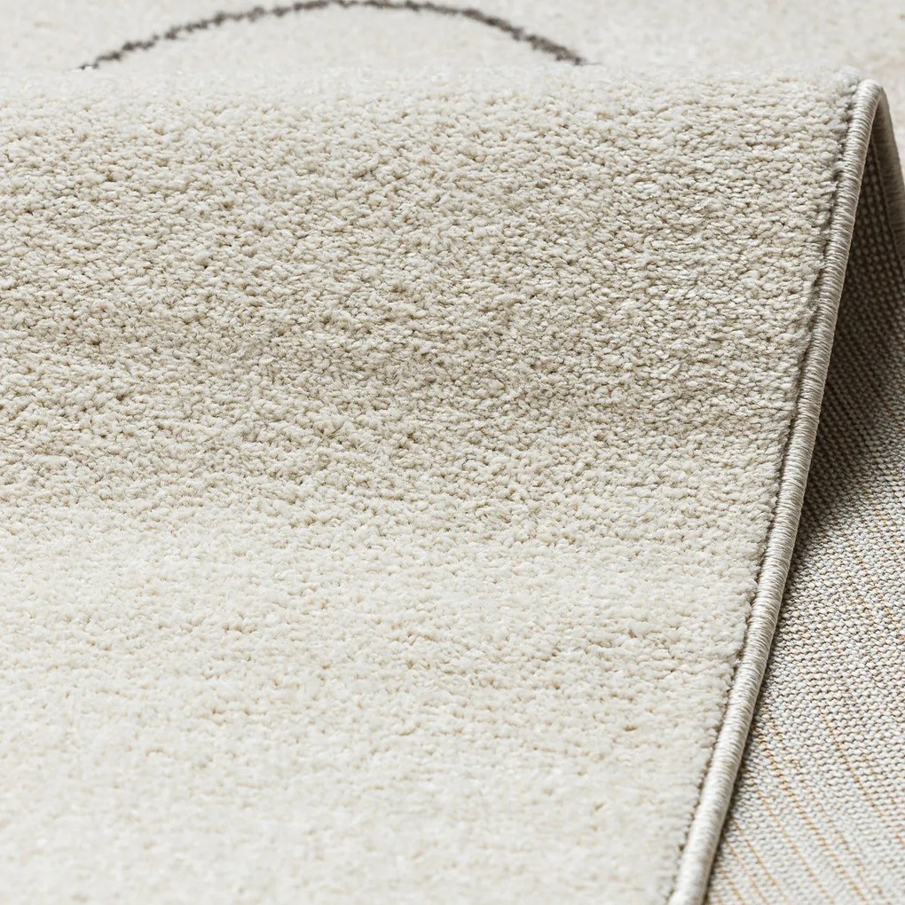 Dywany Łuszczów, Kusový koberec Fusion 8299 cream/beige, 240x330, biela, kancelária