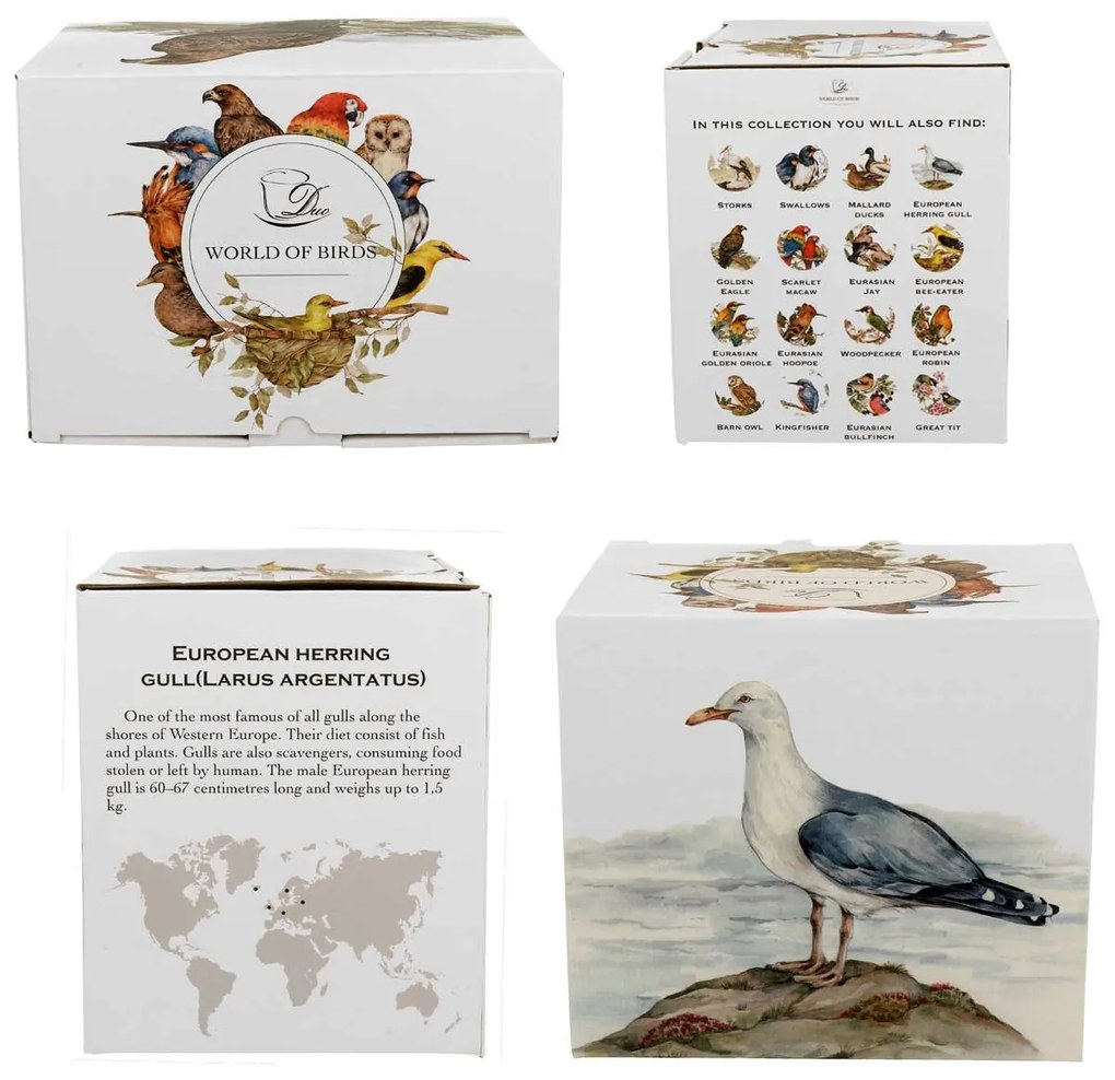 Porcelánový hrnček Seagull 400 ml