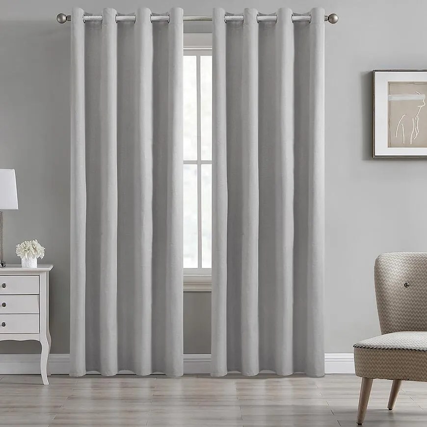 Záves na priechodkách BLT 312/3/3 BLACKOUT 140x250 sivý