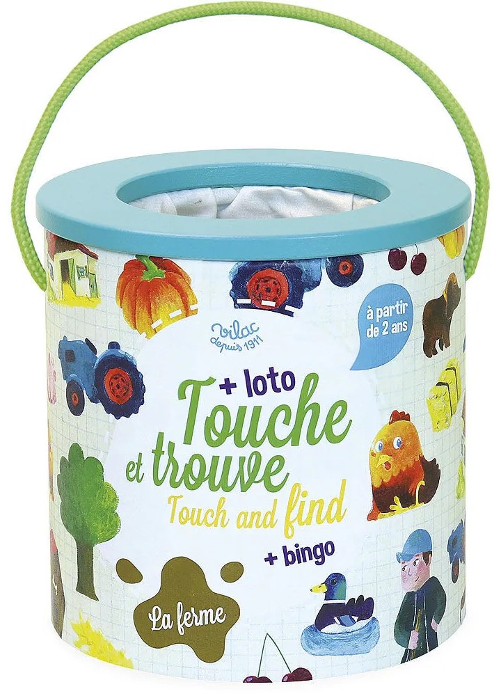 Vilac – drevená hra Hmataj a nájdi – farma