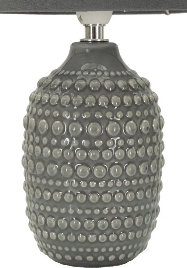 Stolná lampa Points 30,5 cm sivá