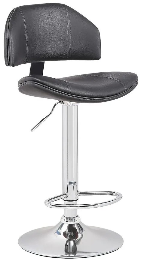 Barová stolička Kwazar čierna 7373