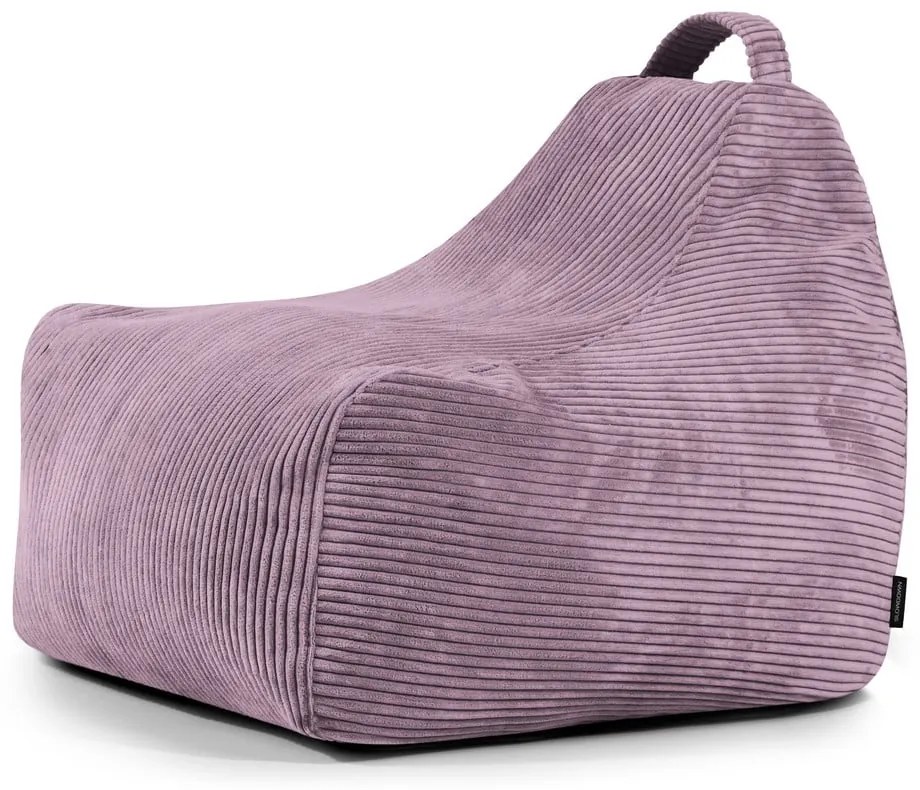 Fialový menčestrový detský sedací vak Game Amuse – SLOWDOWN