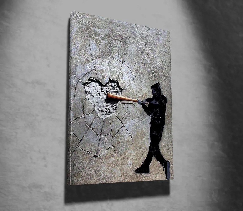 Obraz na plátne Zlomené srdce WY45 50x70 cm