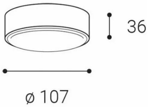 LED2 - LED Stropné svietidlo ROLO LED/6W/230V IP65 antracit