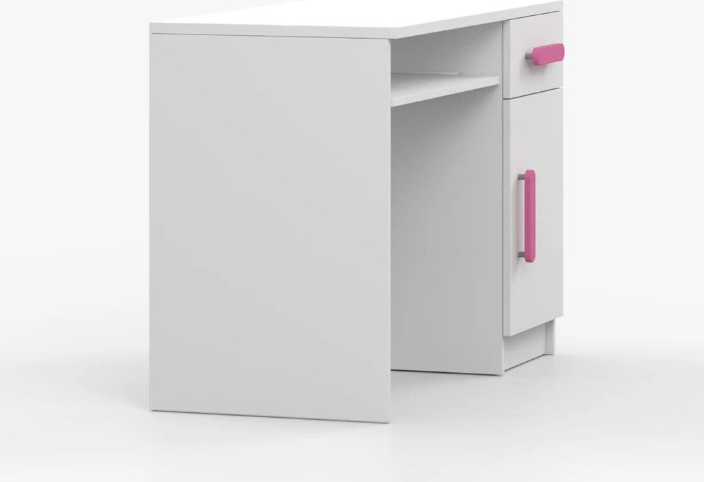 Písací stôl SCOUT - biely (viac variant)