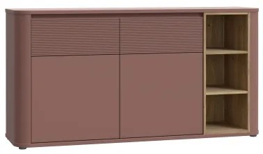 Komoda INAR hnedá/dub