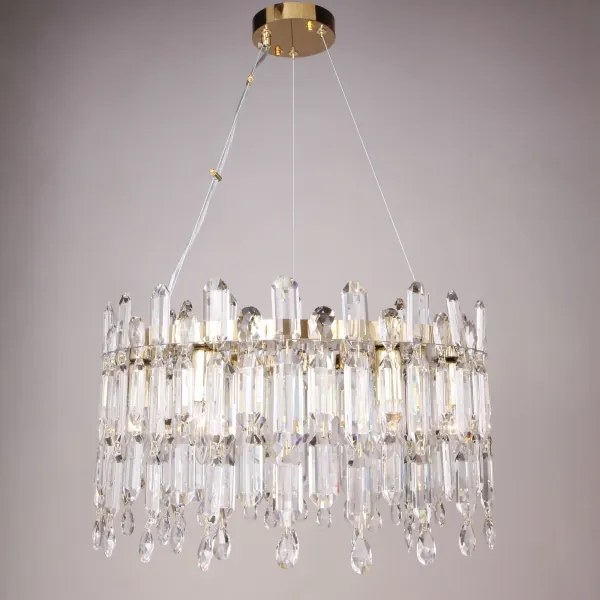 Zuma Line 9867-500 - Luster na lanku CROWN 6xE14/40W/230V zlatá