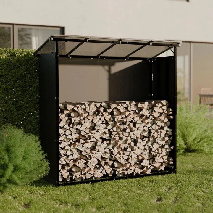 InternetovaZahrada Prístrešok na drevo - 185x70x185 cm