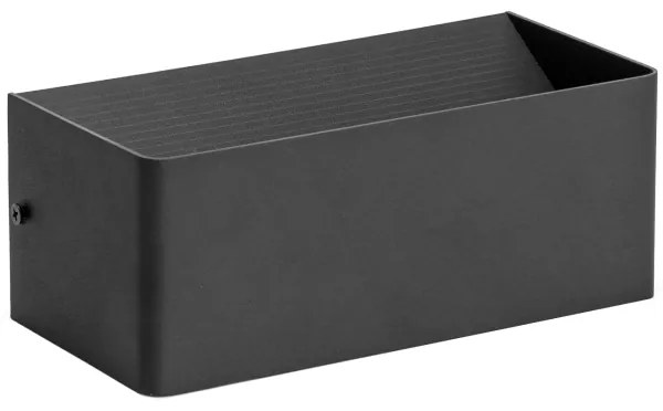 Aigostar - LED Nástenné svietidlo LED/12,5W/230V 20x10 cm čierna