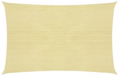 vidaXL Tieniaca plachta 160 g/m² béžová 2,5x4 m HDPE-