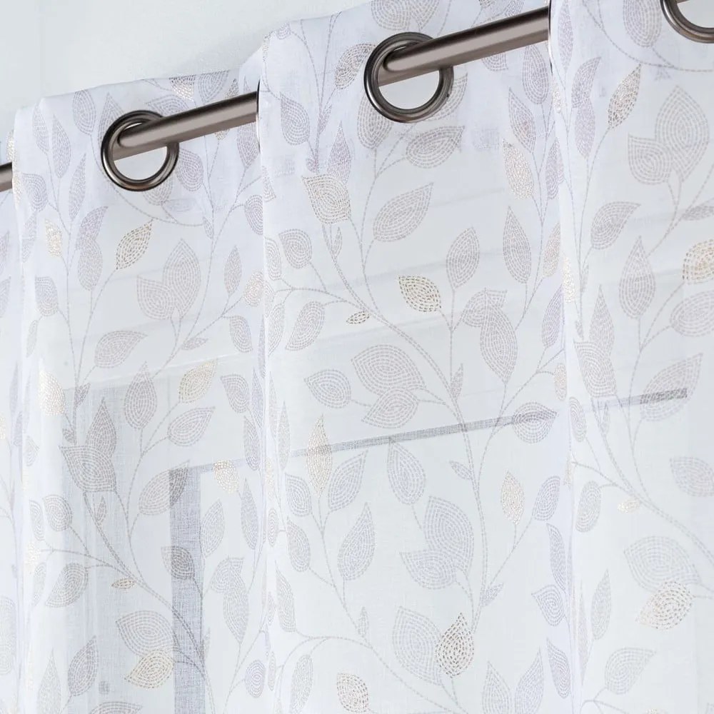 Biela voálová záclona 140x280 cm Duchesse – douceur d'intérieur