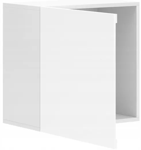 Nástenná skrinka Vivien 50 cm biely lesk