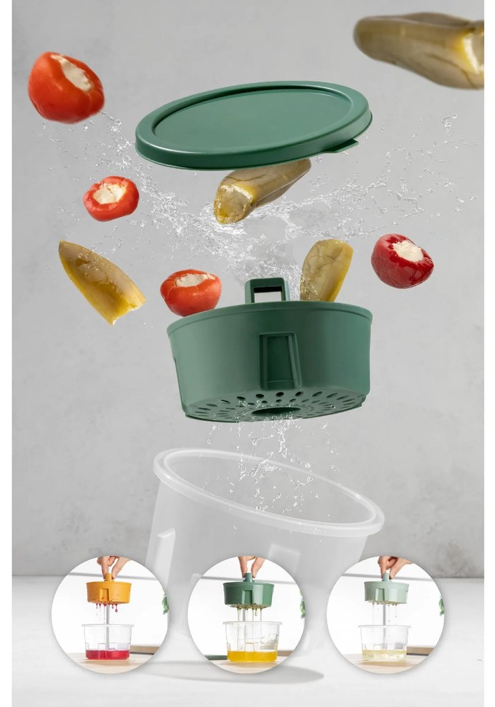 Súprava 6 ks dóz na potraviny SIDIE viacfarebná