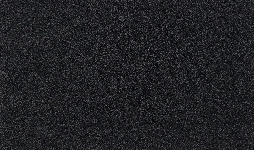 Tapibel Koberec metráž Supersoft 800 čierny - Rozmer na mieru s bordúrou cm