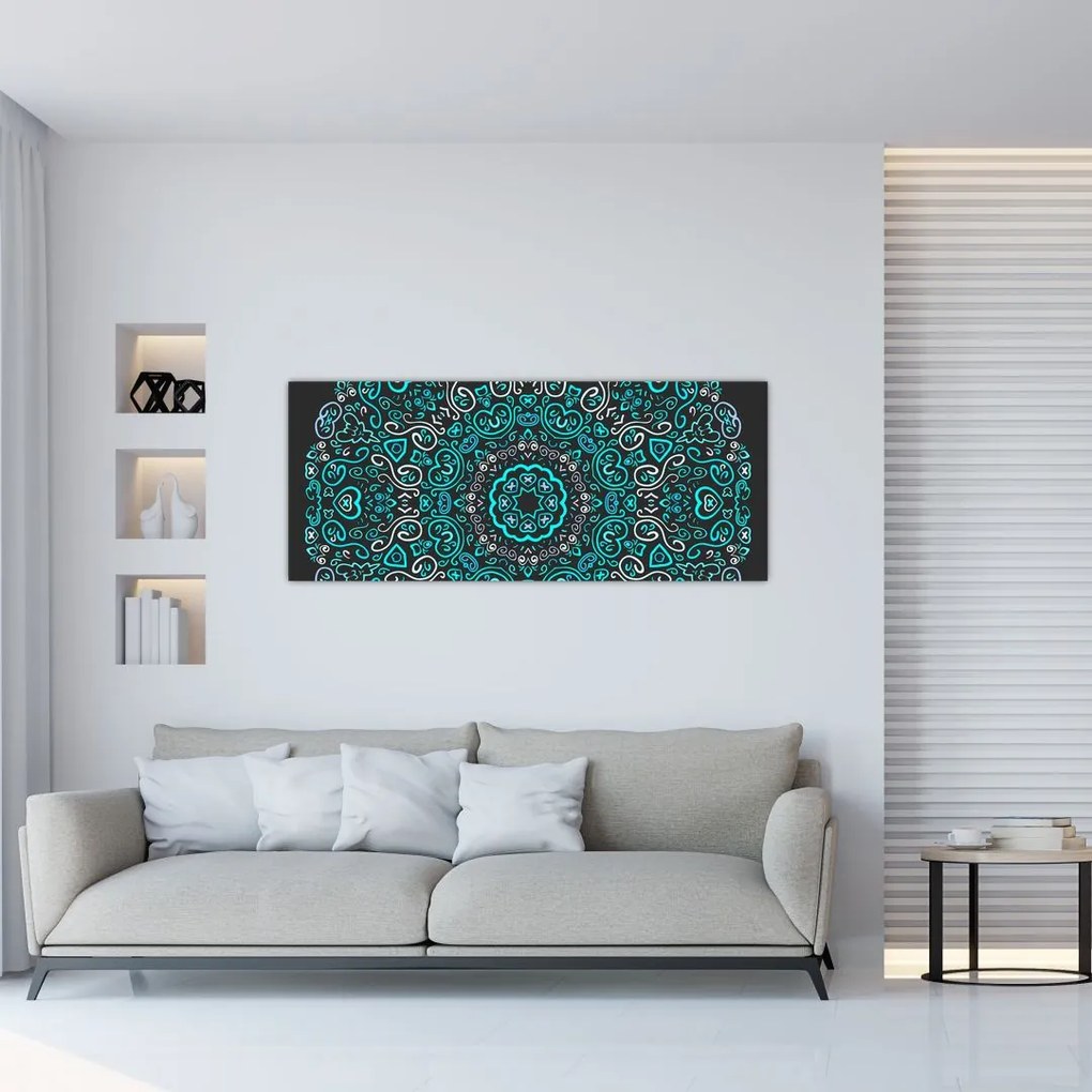 Obraz ornamentálne abstrakcie (120x50 cm)