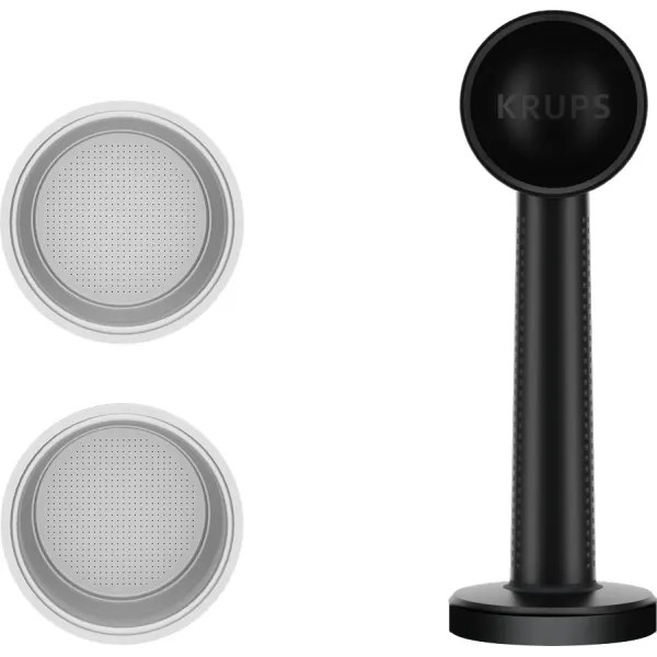 Krups - Pákový kávovar na dva hrnčeky AUTHENTIC 1450W/230V šedá