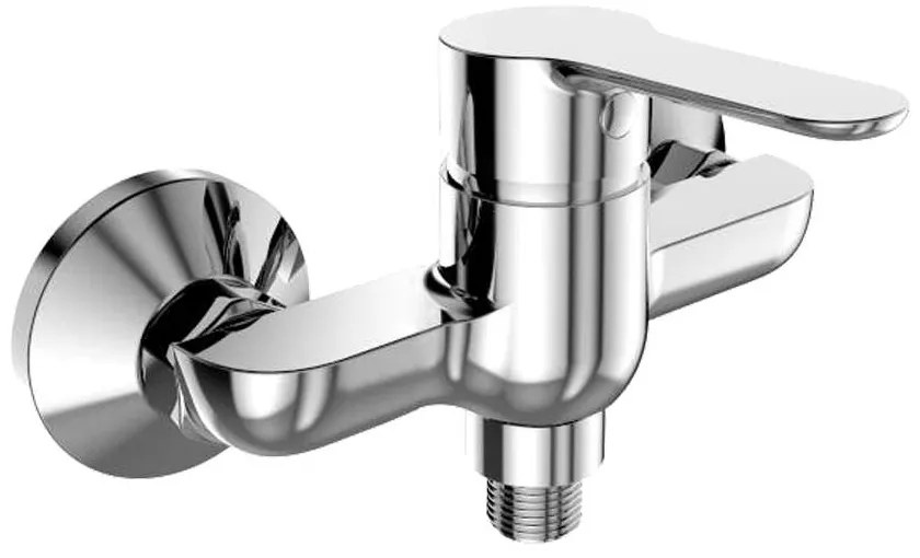 Mereo Mereo, Sprchová nástenná batéria, Zuna, bez príslušenstva, chróm, MER-CB601A03Z