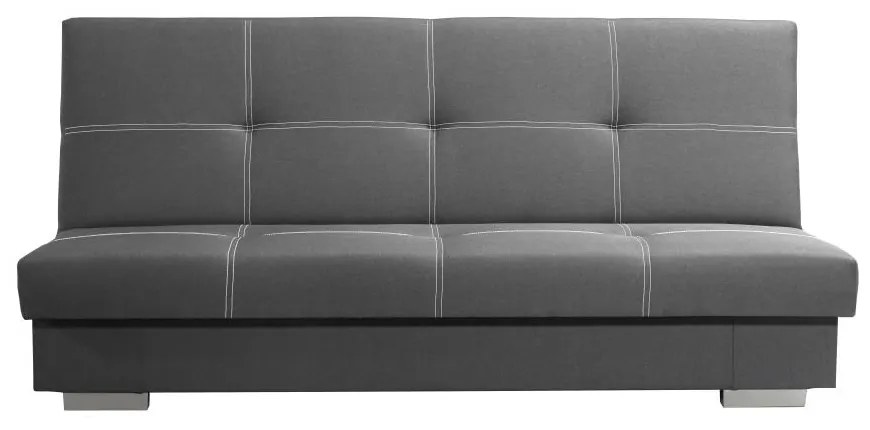 Rozkladacia pohovka s úložným priestorom Catini AXEL - Tmavo Sivá