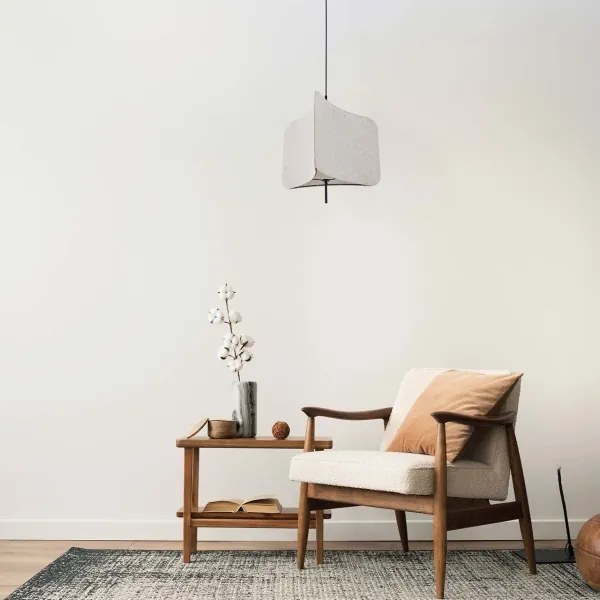 Luster na lanku HAVANA 1xE27/20W/230V pr. 50 cm béžová