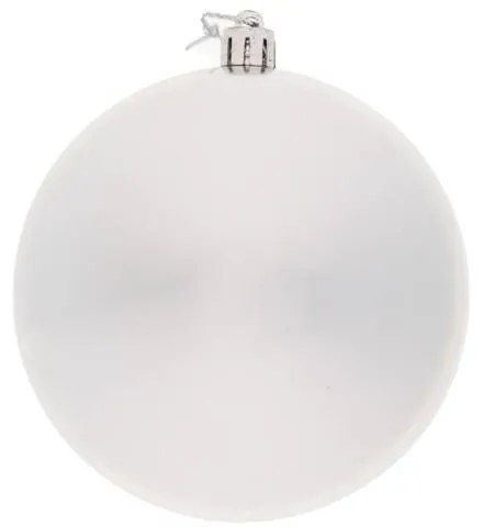 DECOLED Plastová koule, prům. 10 cm, stříbrná, 6x lesklá