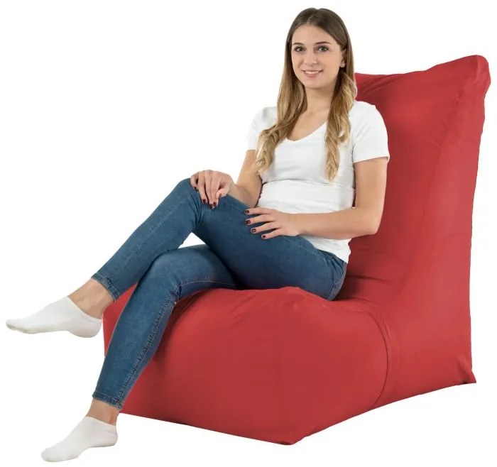 Sedací vak DISTINTO Nylon vodeodolný Farba: 21. Bordový