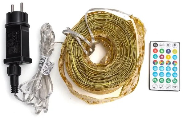 Aigostar - LED RGBICW Vonkajší vianočný reťazec 100xLED/10W/230V 10m IP44 + diaľkové ovládanie