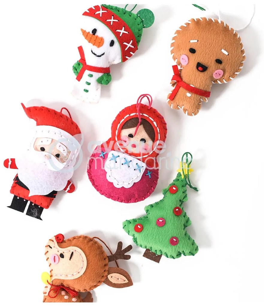 Kreatívna súprava – vianočné dekorácie na ušitie