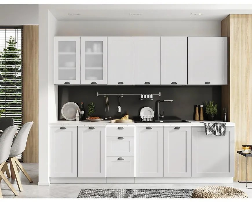 Kuchyňa Adele 260 Biely hrášok  Bb