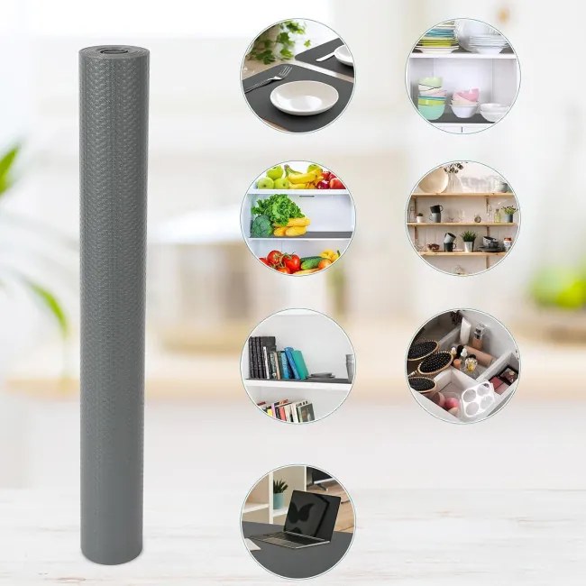 Protišmyková podložka HALVE sivá 48x500 cm