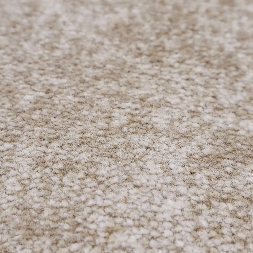 Spoltex, Metrážny koberec Milano 34 béžový, na mieru, šíře 5m, béžová, filc, detská izba