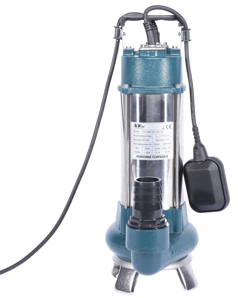 XTline Ponorné čerpadlo na odpadovú vodu 1100W