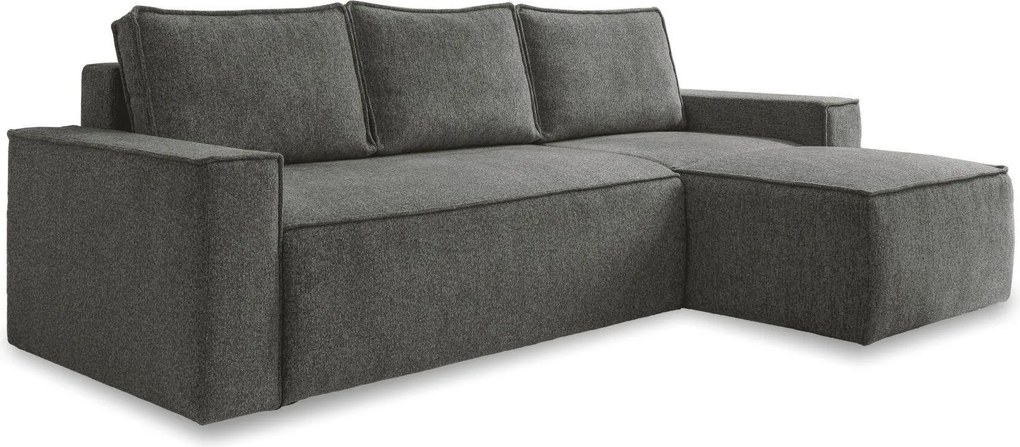 XXXLutz ROHOVÁ SEDAČKA, textil, tmavosivá MID.YOU - Sedačky - 001454003603