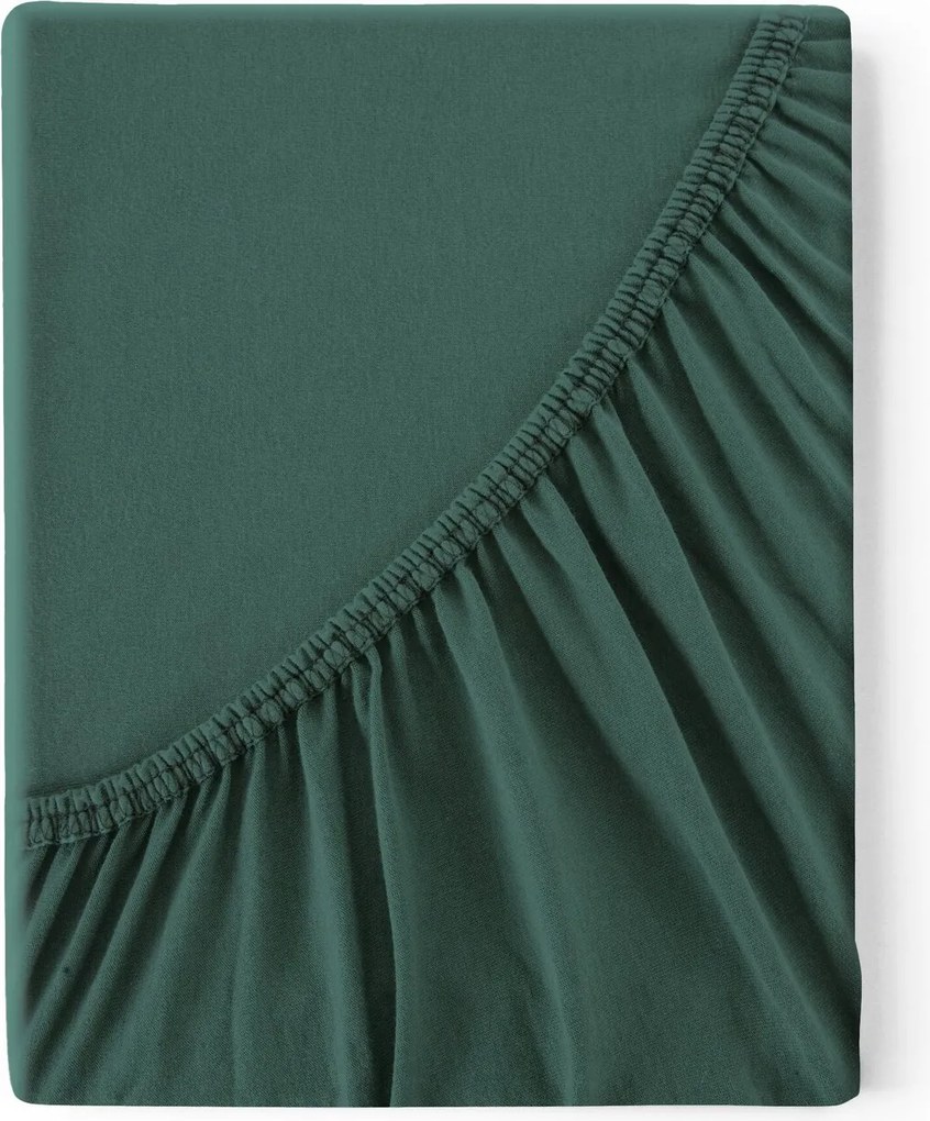 JERSEY PRESTIERADLO JERSEY3 90X200 CM TMAVOZELENÉ