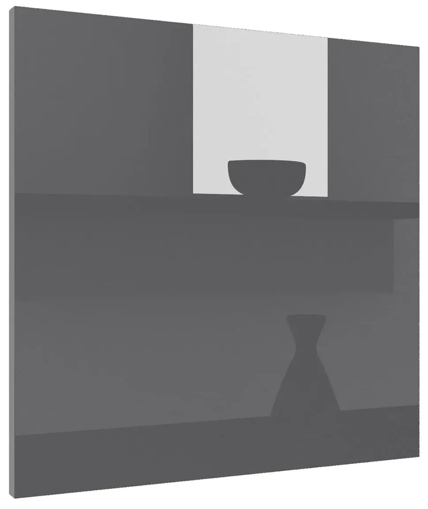 Panel na umývačku Belini odkrytý 60 cm šedý lesk  INF PO60/1/WT/S/0/0