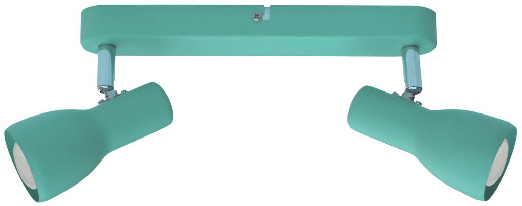 CLX Detské bodové nástenné / stropné svietidlo PANDULF, zelené