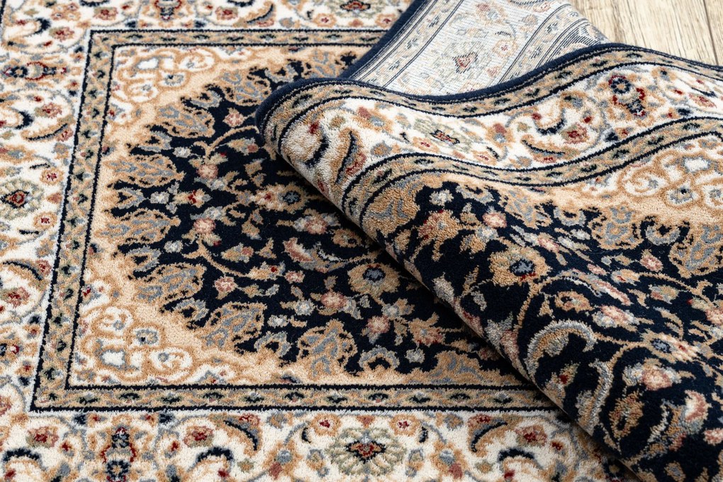 Koberec NAIN Ruža, rám 7177/51011 béžovo/ čierny