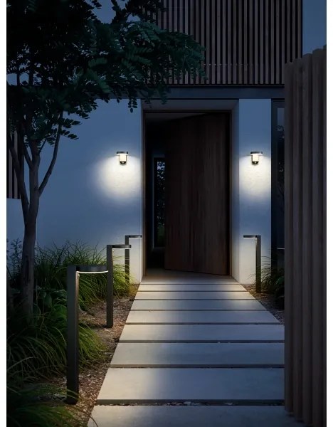 Nordlux - LED solárne nástenné svietidlo s čidlom RICA LED/5W/3,7V IP44