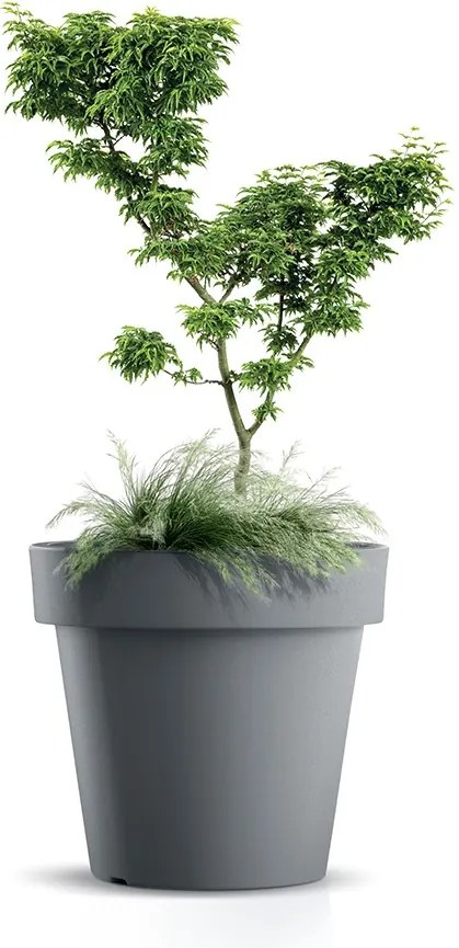 Kvetináč LEXO CIRCLE antracit